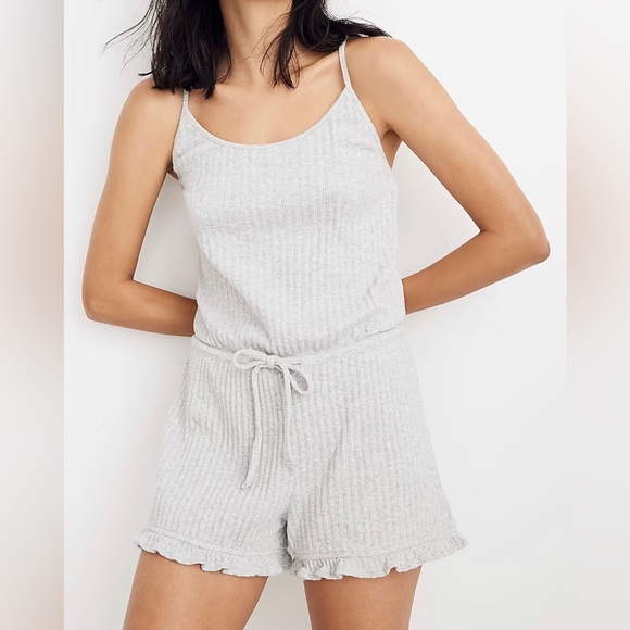 Madewell Pants - Madewell Ruffle Lounge Romper M